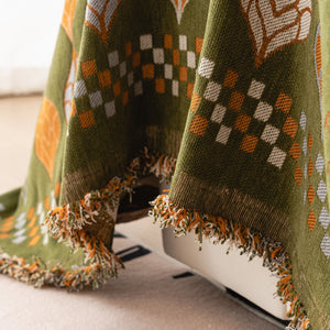 Boho Geometric Sofa Slipcovers Chenille Scratch Resistant Couch Protective Covers