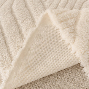 Plush Flannel Fleece Sofa Throw Blanket, Soft & Cozy Furniture Protector for Couch