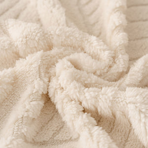 Plush Flannel Fleece Sofa Throw Blanket, Soft & Cozy Furniture Protector for Couch