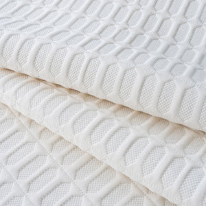 Geometric Textured Couch Slipcover Protector Non-Slip Ice Silk Sofa Cover for Couch