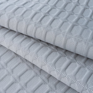 Geometric Textured Couch Slipcover Protector Non-Slip Ice Silk Sofa Cover for Couch