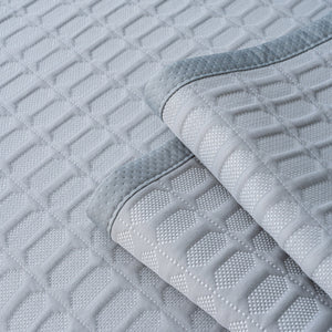 Geometric Textured Couch Slipcover Protector Non-Slip Ice Silk Sofa Cover for Couch