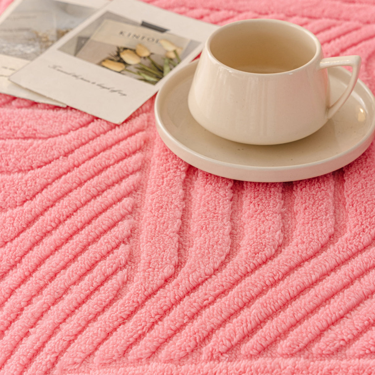 Plush Flannel Fleece Sofa Throw Blanket, Soft & Cozy Furniture Protector for Couch