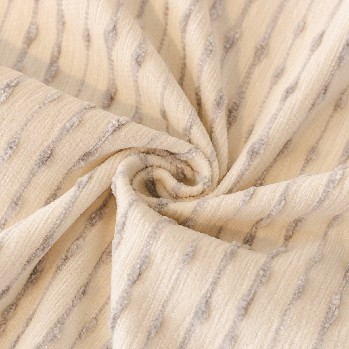 Ruffled Sofa Cover with Bowknot Decor, French Country Style Skirted Couch Slipcover