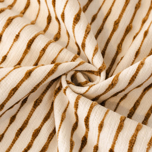 Ruffled Sofa Cover with Bowknot Decor, French Country Style Skirted Couch Slipcover