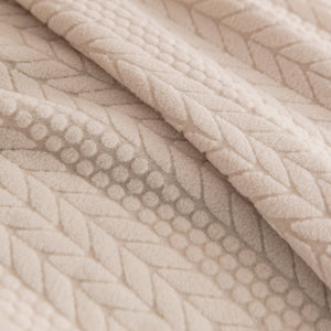 High Stretch Wheat Ear Embossed Textured Couch Slipcover, Water Repellent Sofa Cover