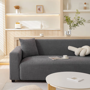 Embossed Lines Couch Covers Stretchable Non-Slip & Washable Sofa Slipcovers
