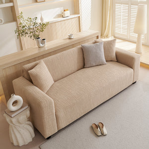 Embossed Lines Couch Covers Stretchable Non-Slip & Washable Sofa Slipcovers
