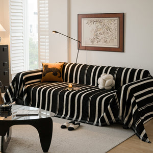 Bohemian Striped Sofa Cover, Decor Woven Throw for Couch, Loveseat, or Sectional