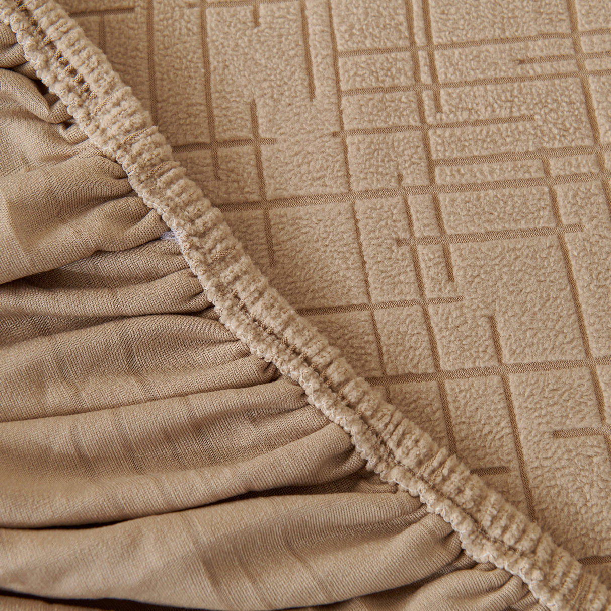 Embossed Lines Couch Covers Stretchable Non-Slip & Washable Sofa Slipcovers