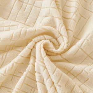 Embossed Lines Couch Covers Stretchable Non-Slip & Washable Sofa Slipcovers