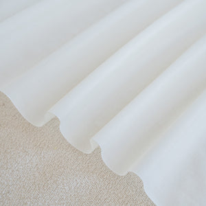 Daisy Striped Sofa Cover with Sheer Ruffle Skirt, Floral Soft Slipcover Blanket