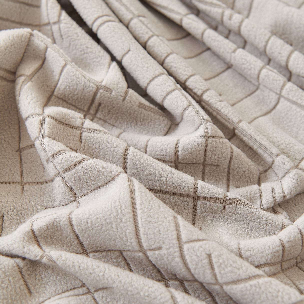 Embossed Lines Couch Covers Stretchable Non-Slip & Washable Sofa Slipcovers