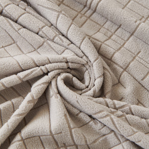 Embossed Lines Couch Covers Stretchable Non-Slip & Washable Sofa Slipcovers