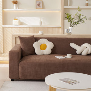 Embossed Lines Couch Covers Stretchable Non-Slip & Washable Sofa Slipcovers