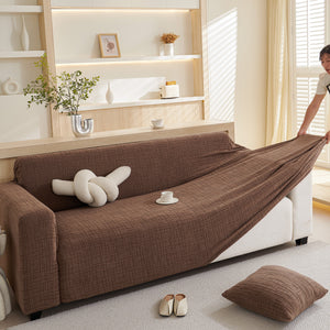 Embossed Lines Couch Covers Stretchable Non-Slip & Washable Sofa Slipcovers