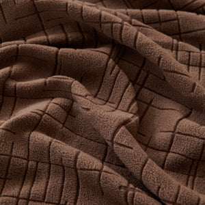 Embossed Lines Couch Covers Stretchable Non-Slip & Washable Sofa Slipcovers