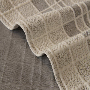 Sofa Cover Throw with Subtle Textured Stripes Lightweight Smooth Couch Slipcover