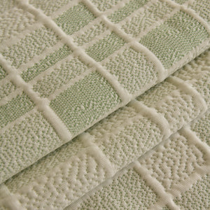 Sofa Cover Throw with Subtle Textured Stripes Lightweight Smooth Couch Slipcover