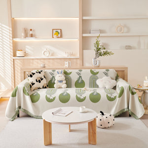 Decorative Throw Blankets for Couch Reversible Chenille Furniture Throw Covers for Sectional Sofa