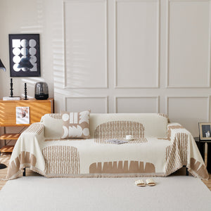 Soft Cozy Chenille Sofa Throw Blanket and Sectional Seat Covers, Scratch Resistant Sofa Couch Covers