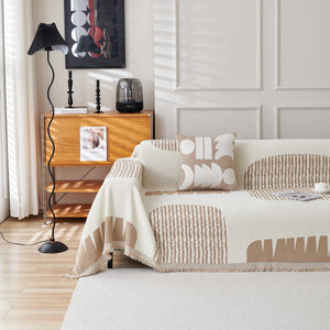 Soft Cozy Chenille Sofa Throw Blanket and Sectional Seat Covers, Scratch Resistant Sofa Couch Covers