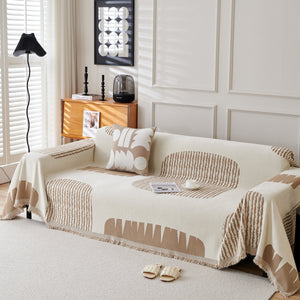 Soft Cozy Chenille Sofa Throw Blanket and Sectional Seat Covers, Scratch Resistant Sofa Couch Covers