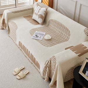 Soft Cozy Chenille Sofa Throw Blanket and Sectional Seat Covers, Scratch Resistant Sofa Couch Covers