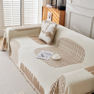 Soft Cozy Chenille Sofa Throw Blanket and Sectional Seat Covers, Scratch Resistant Sofa Couch Covers