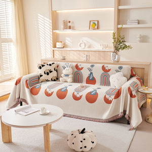 Decorative Throw Blankets for Couch Reversible Chenille Furniture Throw Covers for Sectional Sofa