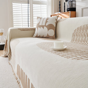 Soft Cozy Chenille Sofa Throw Blanket and Sectional Seat Covers, Scratch Resistant Sofa Couch Covers