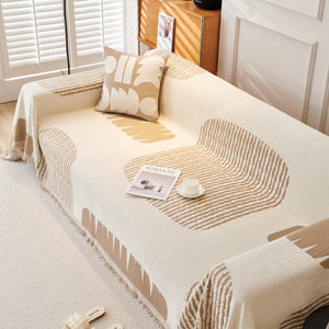 Soft Cozy Chenille Sofa Throw Blanket and Sectional Seat Covers, Scratch Resistant Sofa Couch Covers