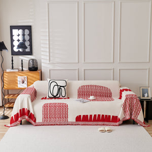 Soft Cozy Chenille Sofa Throw Blanket and Sectional Seat Covers, Scratch Resistant Sofa Couch Covers