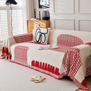 Soft Cozy Chenille Sofa Throw Blanket and Sectional Seat Covers, Scratch Resistant Sofa Couch Covers