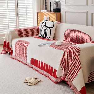 Soft Cozy Chenille Sofa Throw Blanket and Sectional Seat Covers, Scratch Resistant Sofa Couch Covers