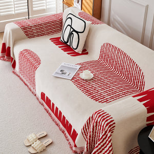 Soft Cozy Chenille Sofa Throw Blanket and Sectional Seat Covers, Scratch Resistant Sofa Couch Covers