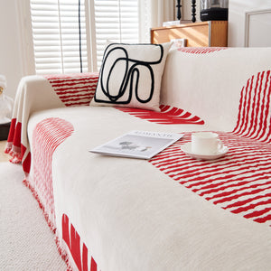 Soft Cozy Chenille Sofa Throw Blanket and Sectional Seat Covers, Scratch Resistant Sofa Couch Covers