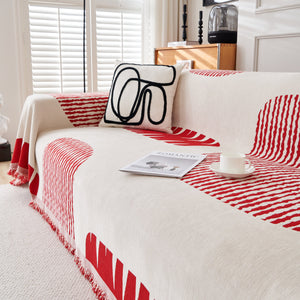 Soft Cozy Chenille Sofa Throw Blanket and Sectional Seat Covers, Scratch Resistant Sofa Couch Covers