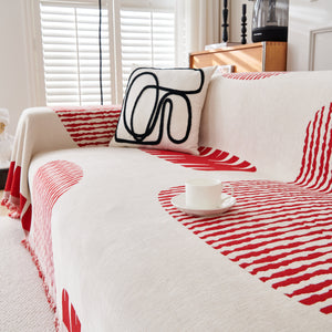 Soft Cozy Chenille Sofa Throw Blanket and Sectional Seat Covers, Scratch Resistant Sofa Couch Covers