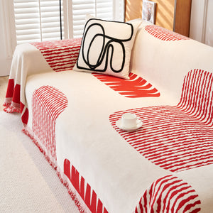 Soft Cozy Chenille Sofa Throw Blanket and Sectional Seat Covers, Scratch Resistant Sofa Couch Covers