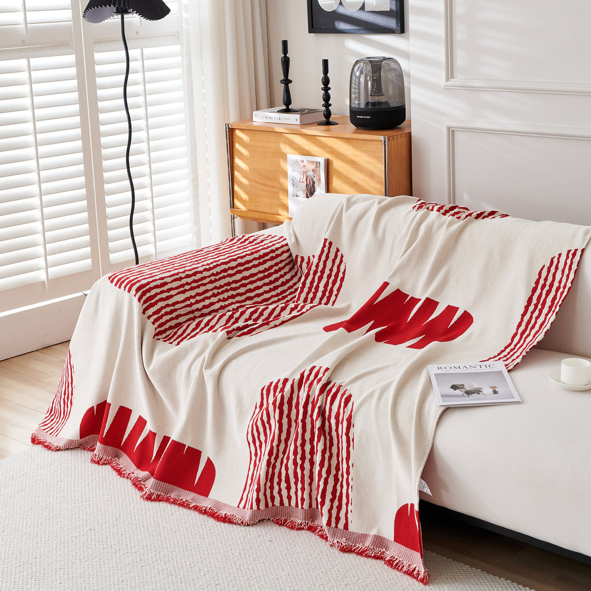 Soft Cozy Chenille Sofa Throw Blanket and Sectional Seat Covers, Scratch Resistant Sofa Couch Covers