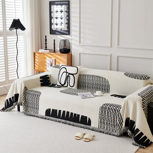 Soft Cozy Chenille Sofa Throw Blanket and Sectional Seat Covers, Scratch Resistant Sofa Couch Covers