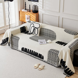 Soft Cozy Chenille Sofa Throw Blanket and Sectional Seat Covers, Scratch Resistant Sofa Couch Covers