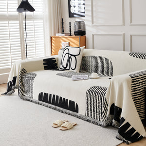 Soft Cozy Chenille Sofa Throw Blanket and Sectional Seat Covers, Scratch Resistant Sofa Couch Covers