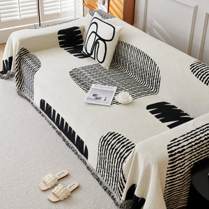 Soft Cozy Chenille Sofa Throw Blanket and Sectional Seat Covers, Scratch Resistant Sofa Couch Covers