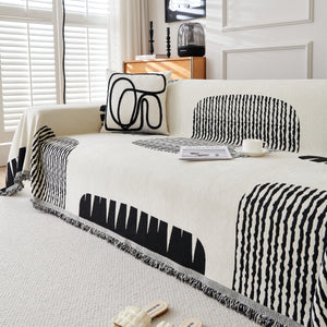 Soft Cozy Chenille Sofa Throw Blanket and Sectional Seat Covers, Scratch Resistant Sofa Couch Covers