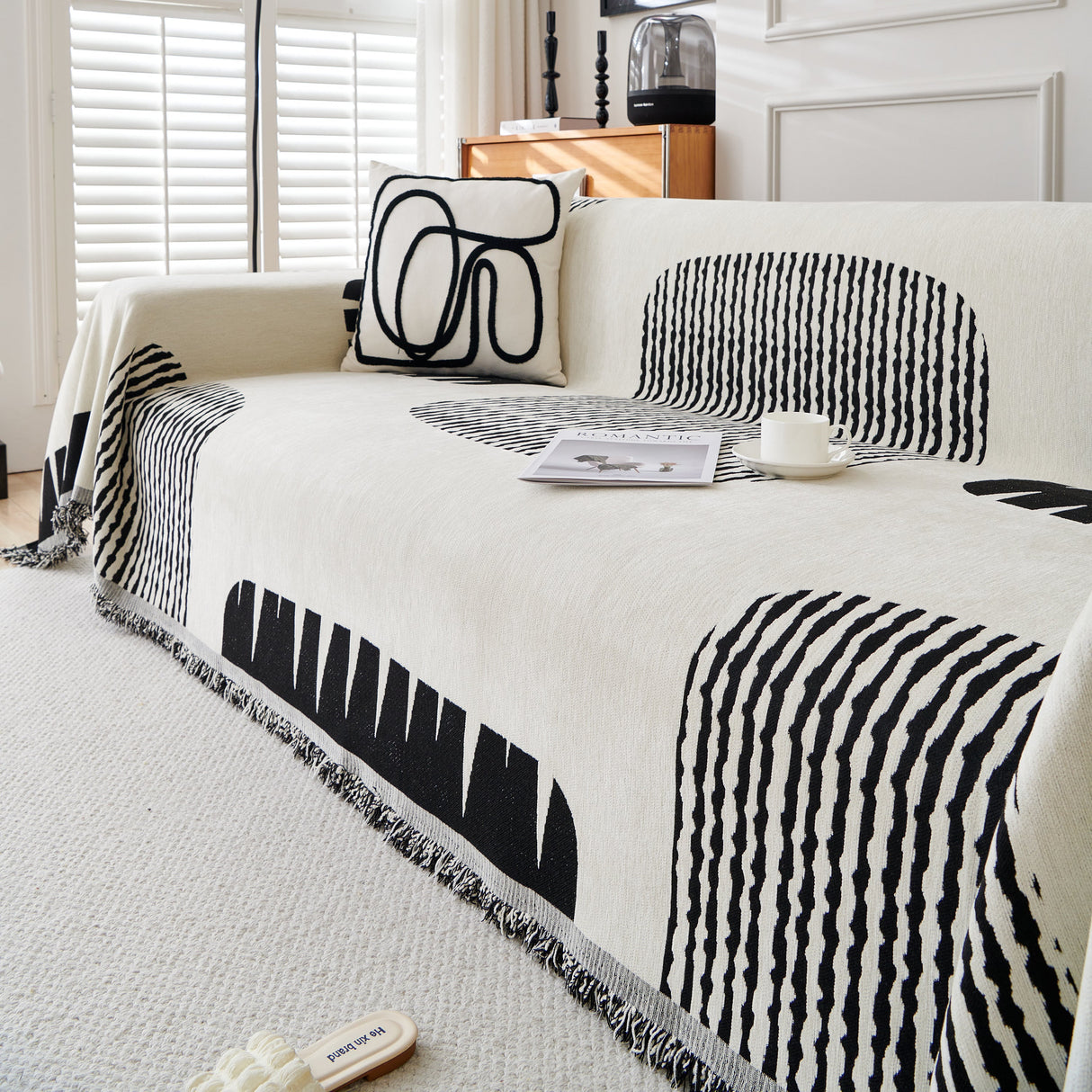 Soft Cozy Chenille Sofa Throw Blanket and Sectional Seat Covers, Scratch Resistant Sofa Couch Covers