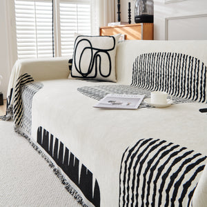 Soft Cozy Chenille Sofa Throw Blanket and Sectional Seat Covers, Scratch Resistant Sofa Couch Covers