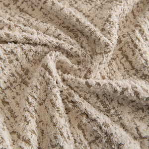 Textured Woven Furniture Protector for Couch, Rustic Farmhouse Sofa Throw Blanket