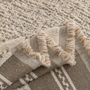 Textured Woven Furniture Protector for Couch, Rustic Farmhouse Sofa Throw Blanket
